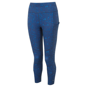 Ronhill Tech Crop Tight (Womens) - Tidal/Raindrops