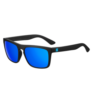 Sungod Renegades 8 KO Polarised - Matte Black/Blue