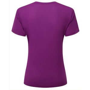 Ronhill Short Sleeve Race T-Shirt (Womens) - Grape Juice/Saffron