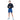 Ronhill Core Twin Short (Mens) - Dark Cobalt/Bright White