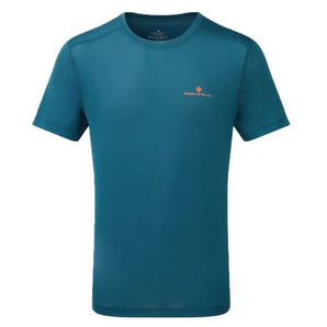 Ronhill Tech Short Sleeve Tee (Men's) - Legion/Fluo Orange
