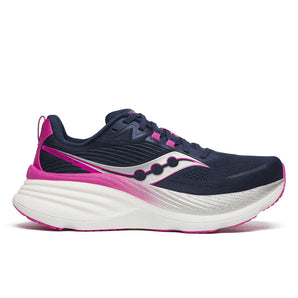 Saucony Hurricane 24 (Womens) - Navy/Fuchsia