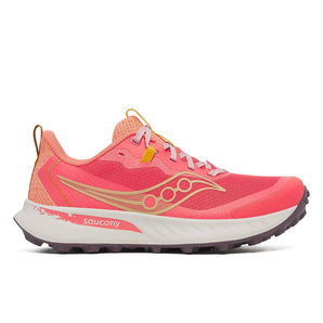Saucony Peregrine 15 (Womens) - Coral/Salmon
