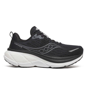 Saucony Hurricane 25 Wide (Womens) - Black/White