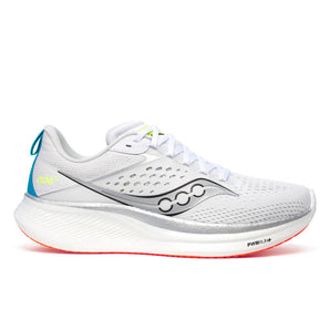 Saucony Ride 17 (Mens) - White/Vizi