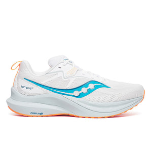 Saucony Tempus 2 (Mens) - White/Viziblue