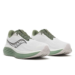 Saucony Ride 18 (Men's) - White/Olivine
