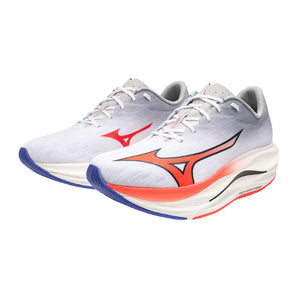 Mizuno Wave Rebellion Flash 3 (Mens) - White/Fiery Coral/Iris Bloom