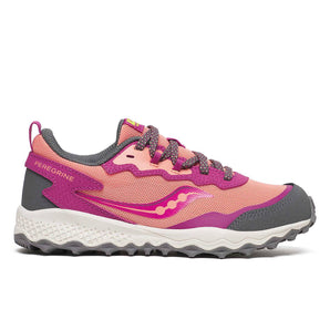 Saucony Peregrine Kids Shield - Berry/Coral