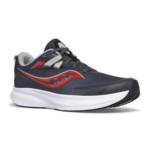 Saucony Ride 15  (Junior) - Grey/Black/Red