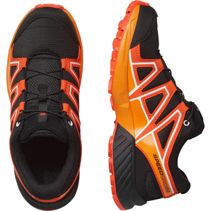 Salomon Speedcross Junior - Black/Cherry Tomato/Turmeric