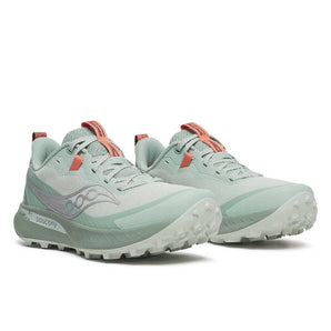 Saucony Peregrine 15 (Womens) - Mist Aloe