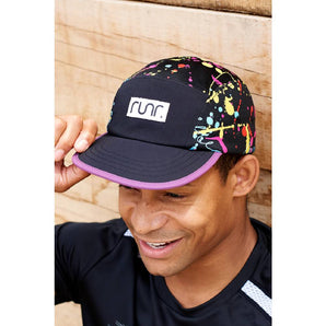 Runr Tokyo Technical Running Hat- Paint Splash