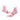 Versus Candy Pink Running Ankle Socks