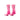 Versus Classic Pink Active Crew Tab Socks