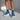 Versus Space Blue Running Quarter Socks