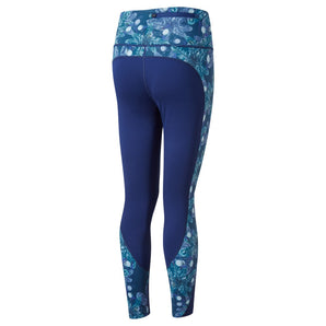 Ronhill Wmns Life Sculpt Crop Tight - Deep Blue Botanical