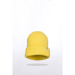 Runr Midnight Yellow Reflective Beanie Hat