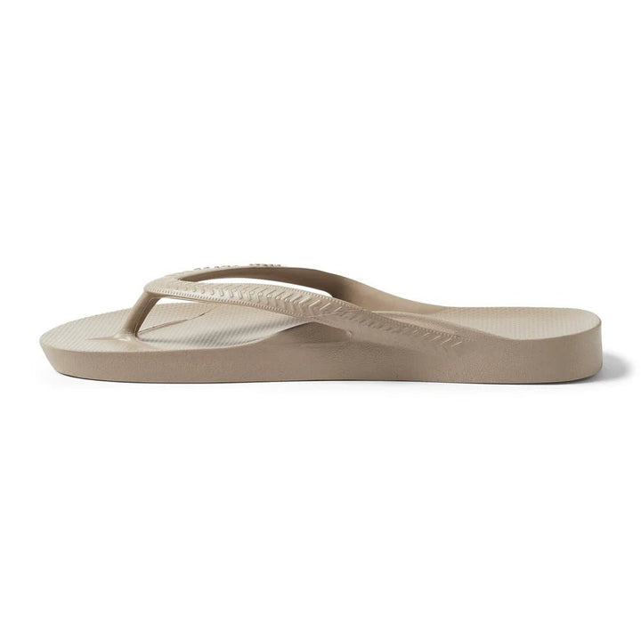 Archies Arch Support Flip Flops - Taupe