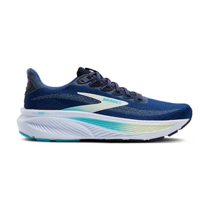 Brooks Ghost 17 Narrow (Women's) - Navy/Green/Turquoise