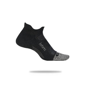 Feetures Elite Light Cushion No Show Tab - Black