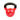Fitness Mad 10kg Kettlebell - Red