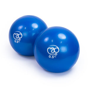Fitness Mad Soft Pilates Weights (Pair) - 0.5kg