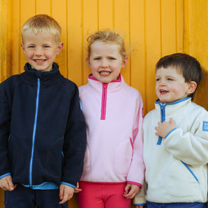 Gym+Coffee Kids Polar Fleece - Baby Pink