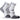 Hilly - Hilly Unisex Twin Skin Anklet Med - White/Grey Marl - Prosportswear Ltd T/A RunActive