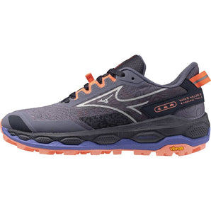 Mizuno Wave Mujin 11 (Womens) - Blue Granite/Silver/Striking Coral