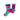 Monkey Sox - Monkey Sox Ultra geo sports ankle | pink and turquoise - Prosportswear Ltd T/A RunActive