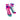 Monkey Sox - Monkey Sox Ultra geo sports ankle | pink and turquoise - Prosportswear Ltd T/A RunActive