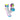 Monkey Sox - Monkey Sox Ultra Hex sports ankle | white multi - Prosportswear Ltd T/A RunActive