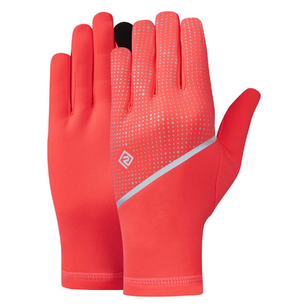 Ronhill Reflect Glove - Hot Coral/Reflect
