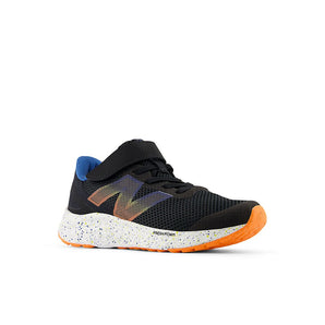 New Balance Fresh Foam Arishi Junior - Black with blue agate and blazing orange