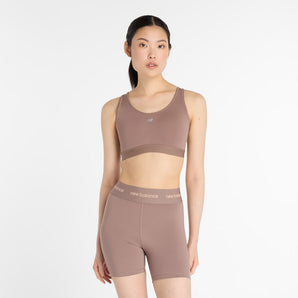 New Balance Run Bra (Womens) - Earth Shadow