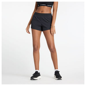 New Balance RC Short 3" (Womens) - Black