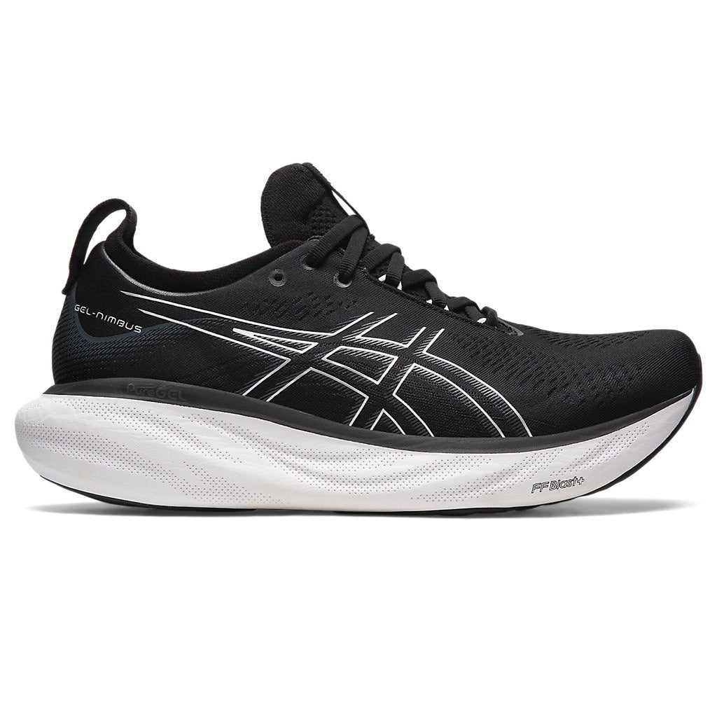 Gel-Nimbus 25 (Mens) - Black/Pure Silver - RunActive