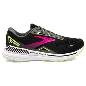 Adrenaline GTS 23 (Womens) - Black/Gunmetal/Sharp Green - RunActive