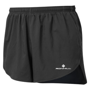 Core Racer Short (Mens) - Black/Bright White - RunActive