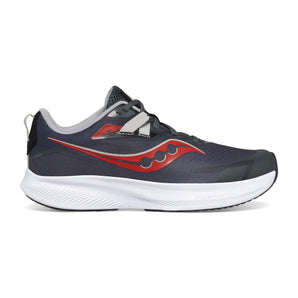 Saucony Ride 15  (Junior) - Grey/Black/Red