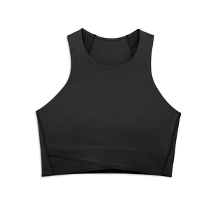 Race Crop (Womens) - Black/Shadow - RunActive