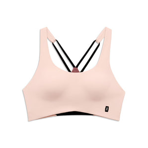 Active Bra (Womens) - Doe/Cherry - RunActive