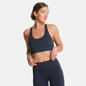 Gym+Coffee Aurora Bra - Obsidian