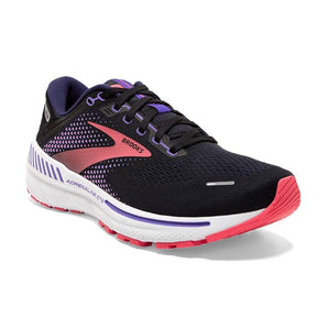Brooks Adrenaline GTS 22 (Women's) - Black/Purple/Coral