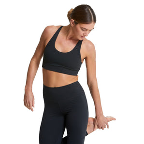 Gym+Coffee Aurora Bra - Black