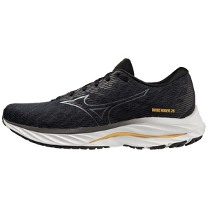 Mizuno Wave Rider 26 Wide (Men's) - OGray/MGray/PaleMarigold