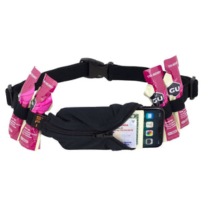 Spibelt Spibelt Energy Gel Loops - Black with Black Zip
